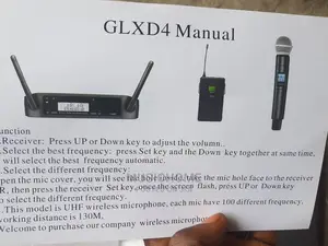 Lapel and Handheld Wireless Microphone System