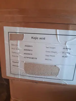 Pure Quality Kojic Acid for Sale in 25kg Cartons