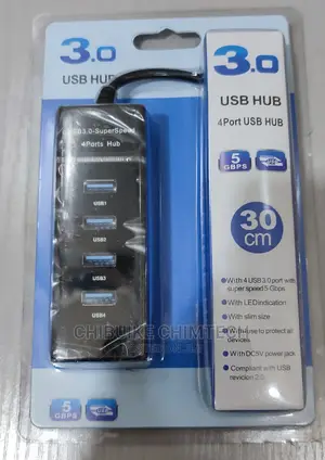 USB 4port Hub 3.0 USB Speed