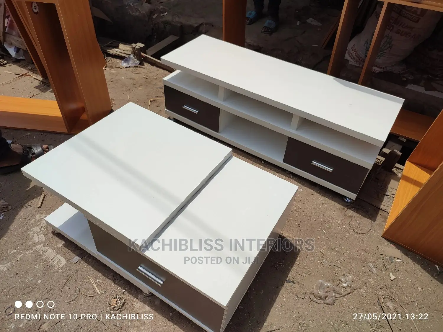 Beautiful Tv Console and Center Table.