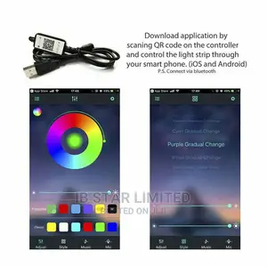 5M RGB Bluetooth APP Controlled Wifi RGB Led Light Strip