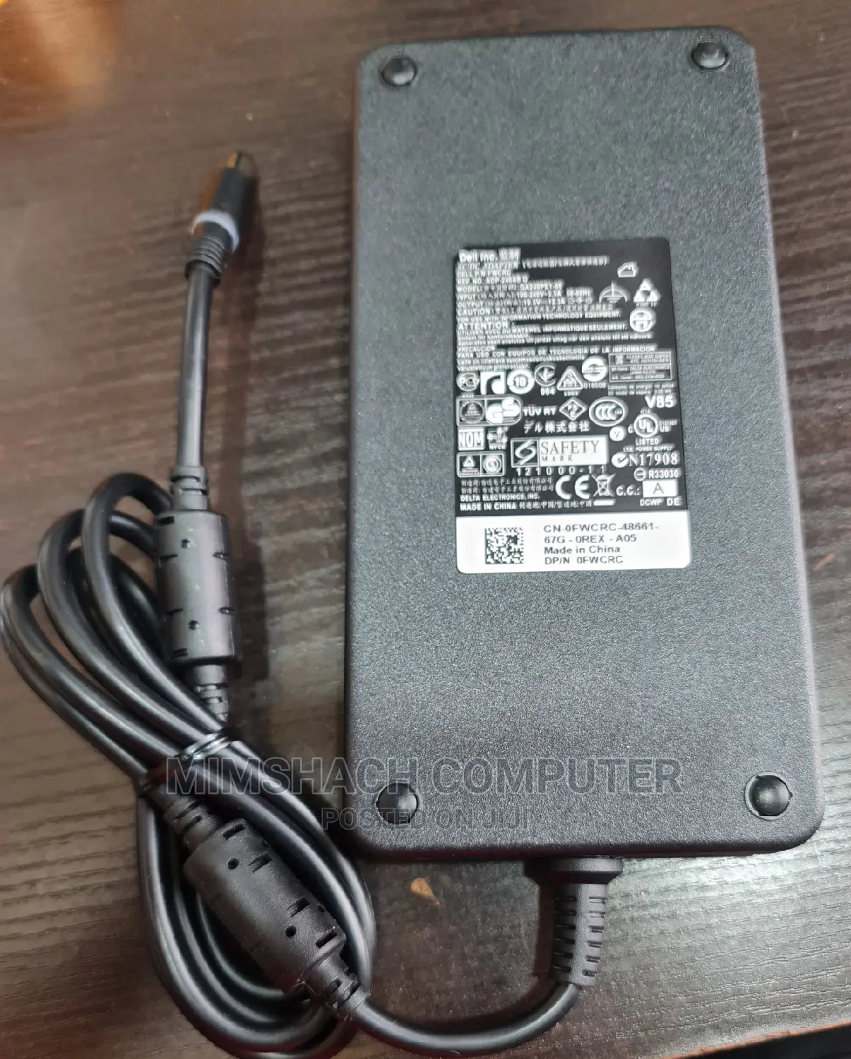Dell 240wh Charger for Precision 7720,7730 Alienware15 17R5.