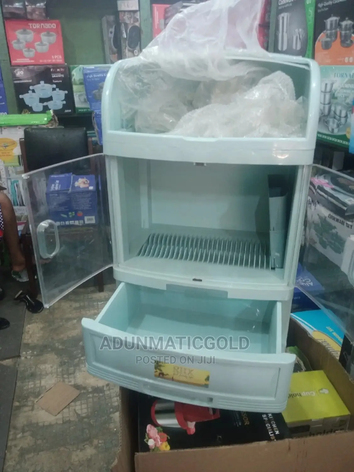 Plastic Dish Drainer With Cover