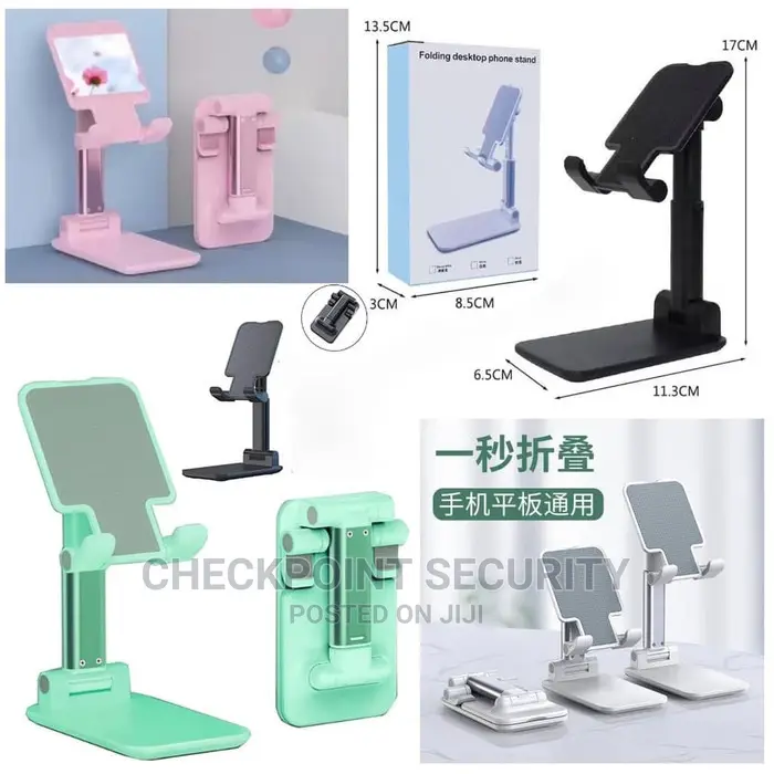 Phone Tablet Stand Holder With Folding Desktop Support