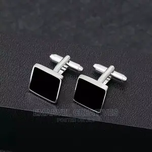 Business Classic Square Geometric Black Copper
