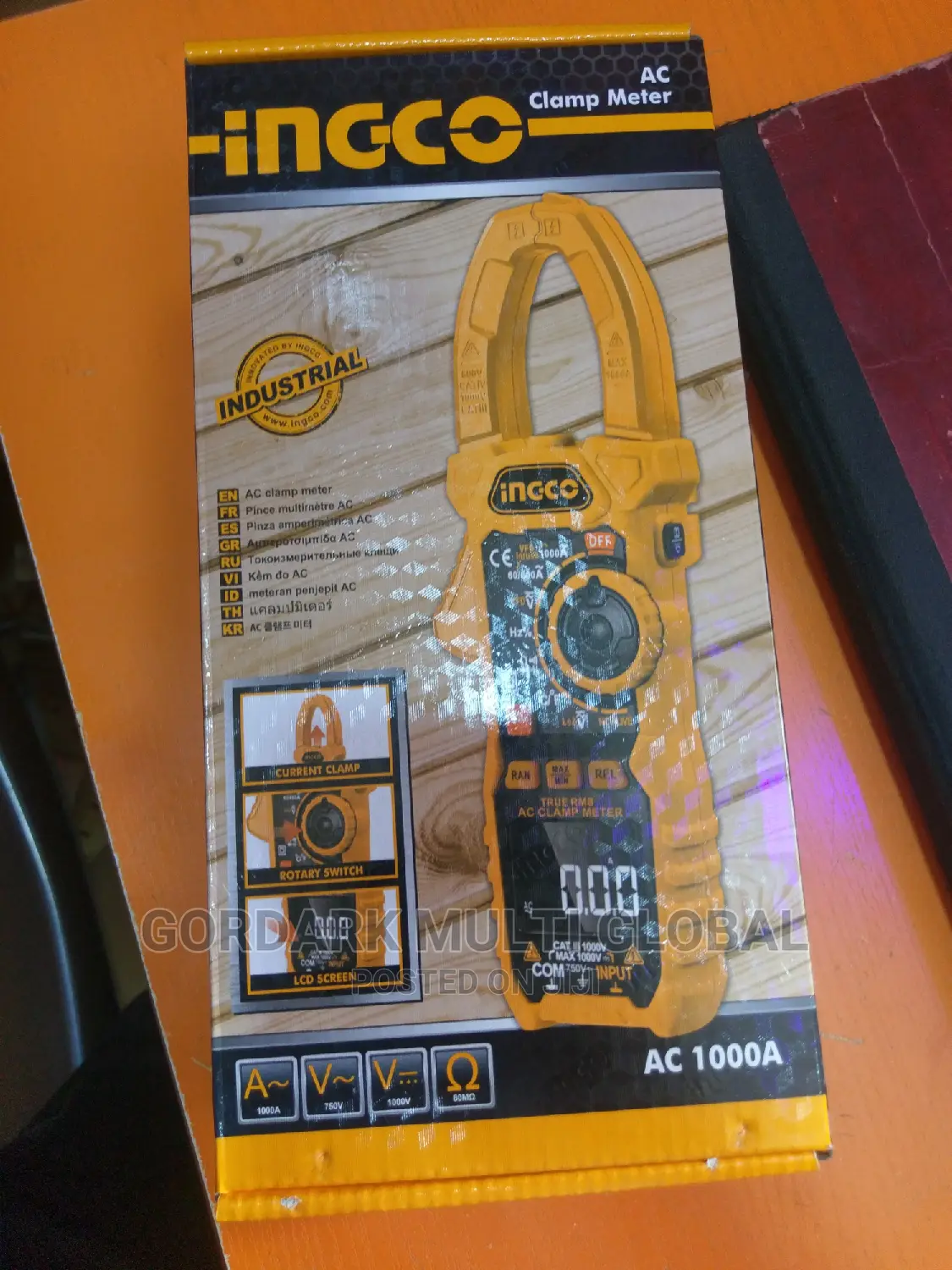 AC Digital Clamp Meter Ingco