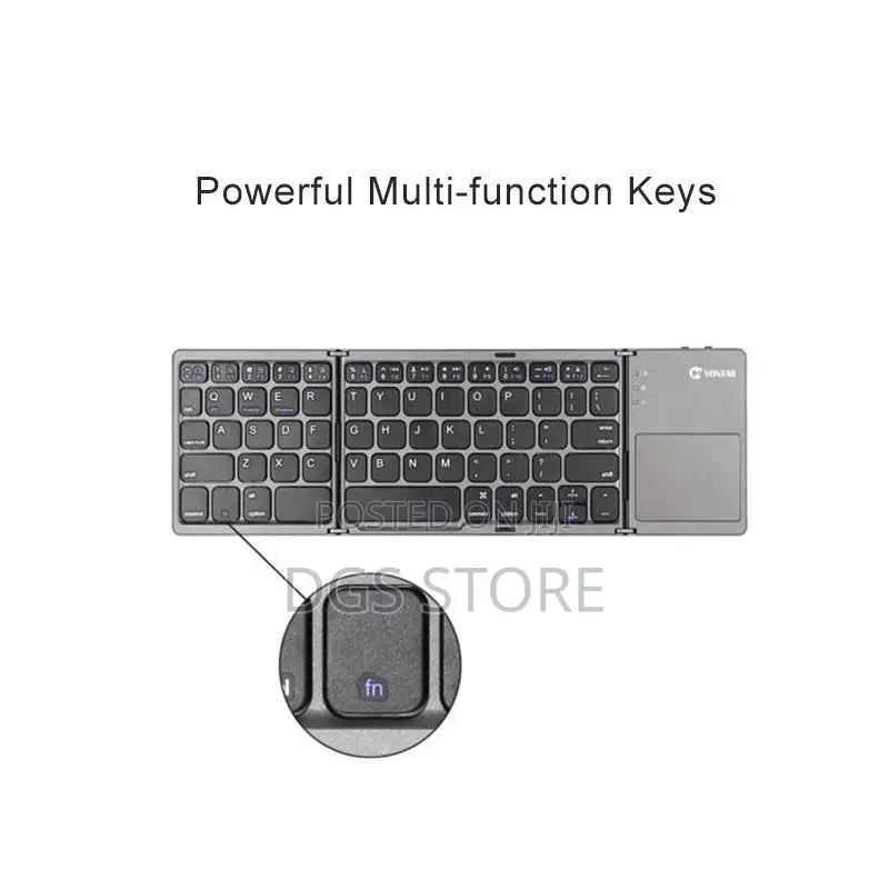 Foldable Bluetooth Keyboard With Touchpad for Android, IOS