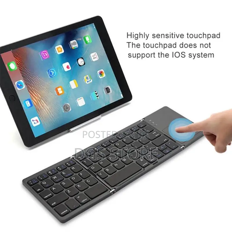Foldable Bluetooth Keyboard With Touchpad for Android, IOS