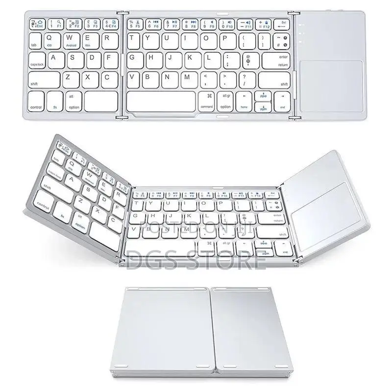 Foldable Bluetooth Keyboard With Touchpad for Android, IOS