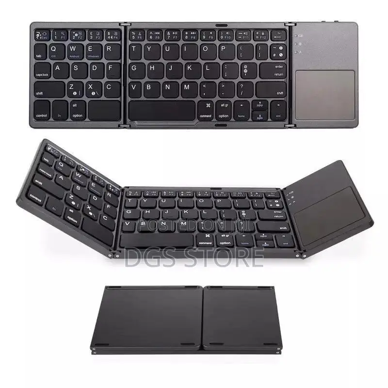 Foldable Bluetooth Keyboard With Touchpad for Android, IOS