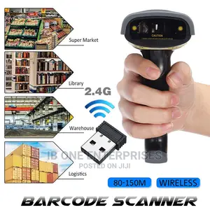 Wireless 2.4G Barcode Scanner Reader Multi Language Keyboard