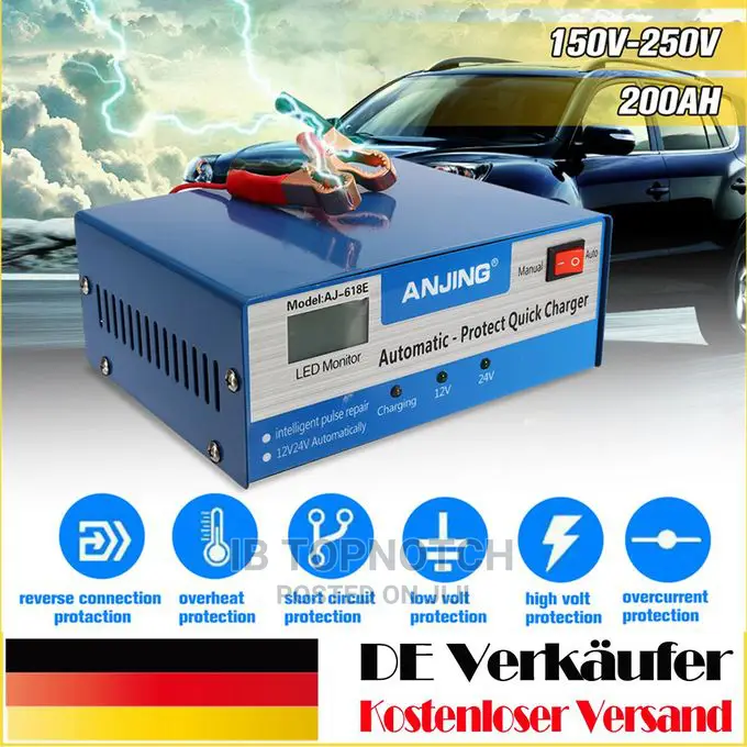 Car Automatic Intelligent Battery Charger
