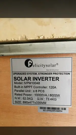 10kva 48v Inverter With 120ah Charge Controller Inside