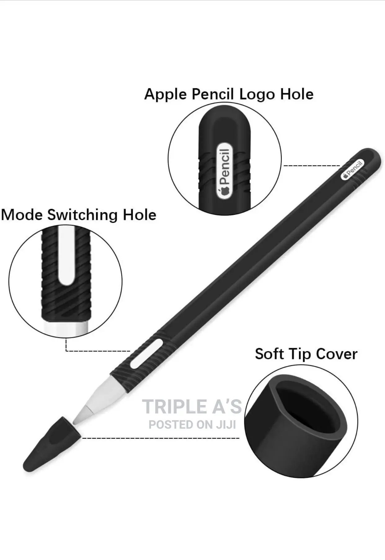 Silicone Case Compatible With New Apple Pencil 2nd Gen