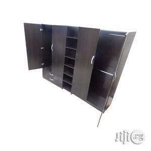 4 Door Wardrobe With Shoe Rack and Drawers