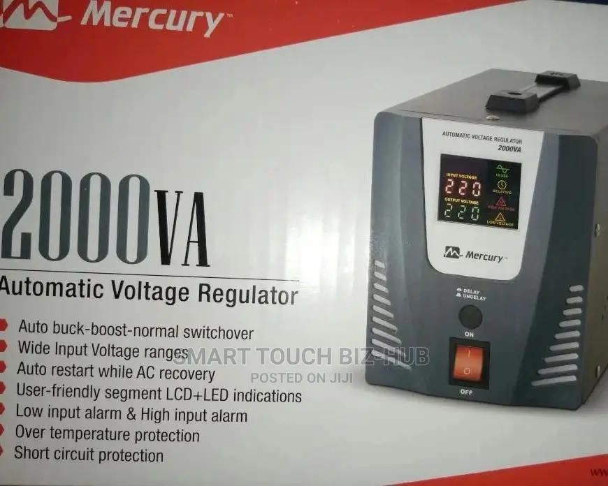 Mercury 2KVA Voltage Regulator And Stabilizer