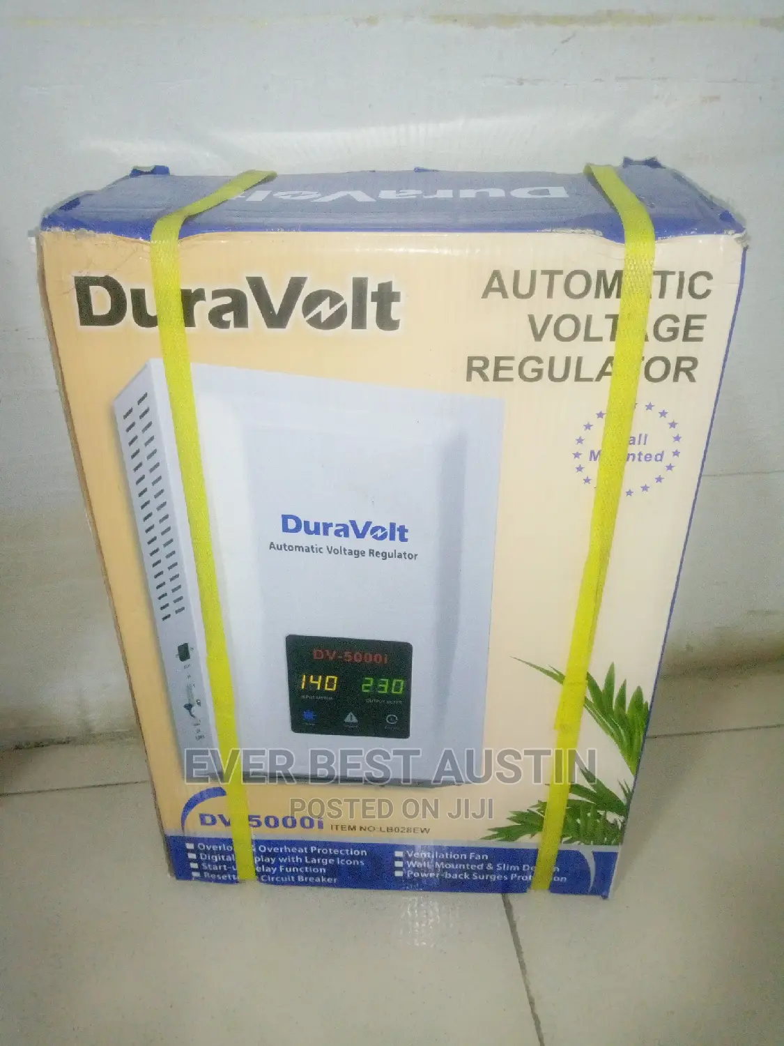 Dura Volt Wall Mount Stabilizer 5000watts