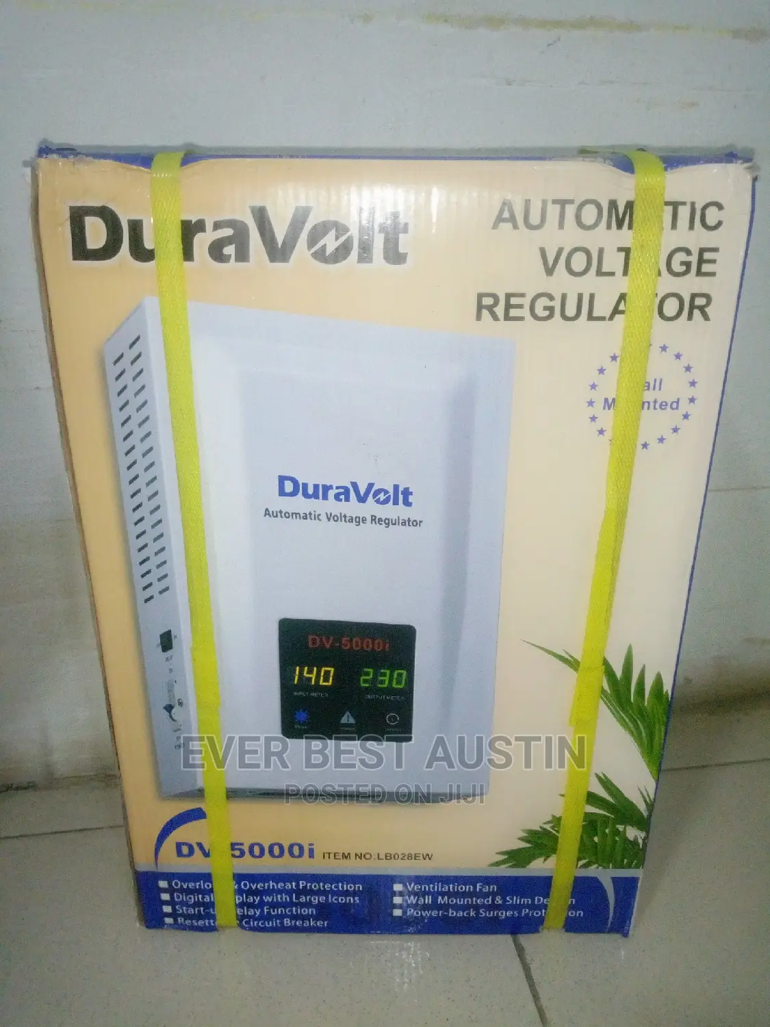 Dura Volt Wall Mount Stabilizer 5000watts