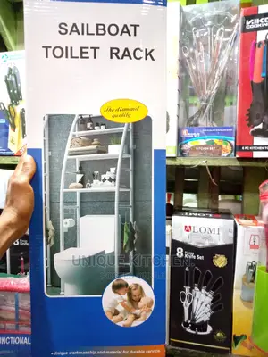 Sailboat Toilet/Washing Machine Rack