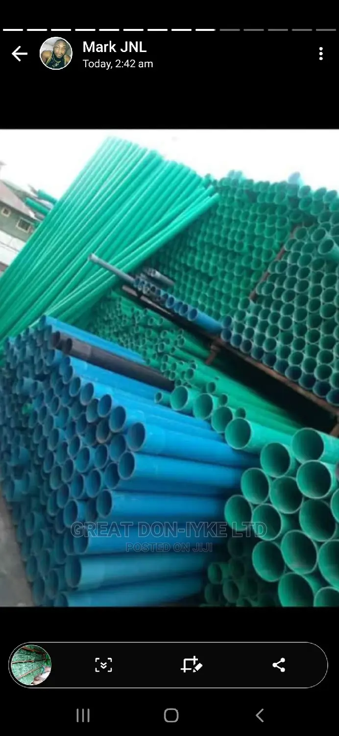 PVC Plumbing Pipes and Materials