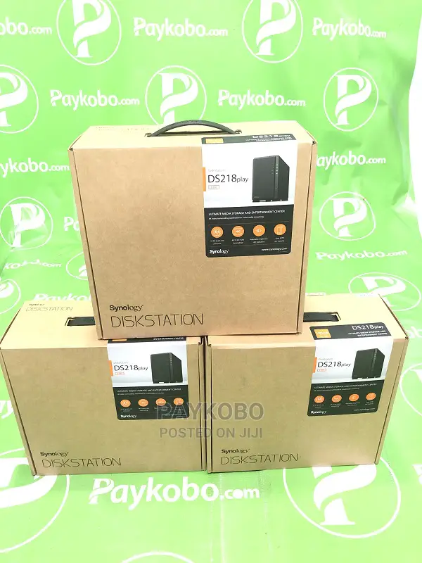 Synology 2 Bay Nas Disk Station Ds218play (Diskless)