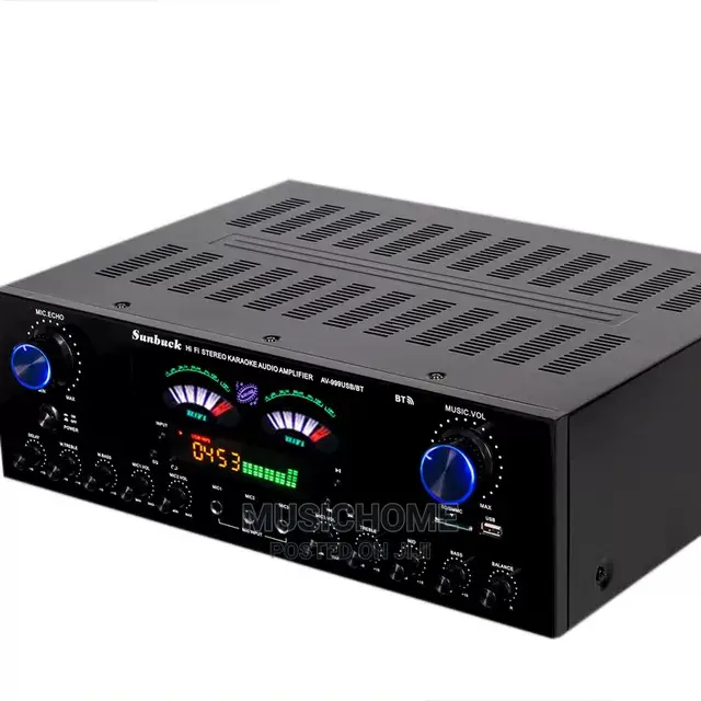 Bluetooth USB Aux Amplifier for Ceiling Speakers With Remote