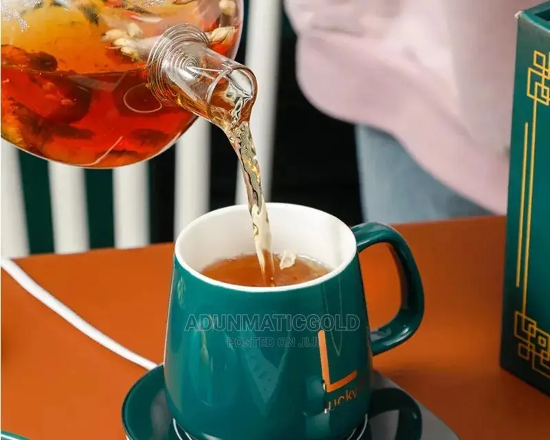 Ceramic Coffee Cup Automatic Heat Pad