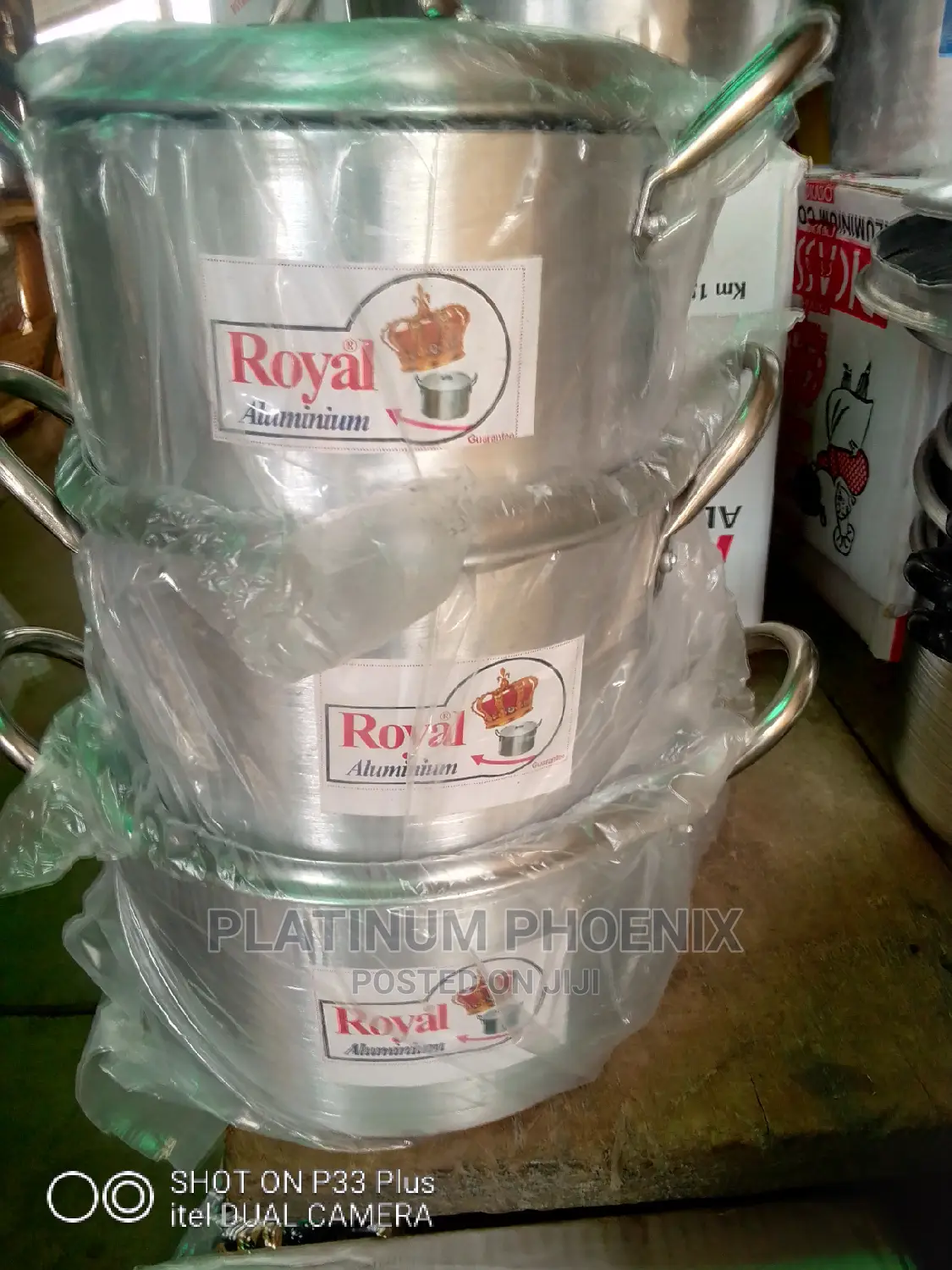 3 Sets of Aluminum Pots