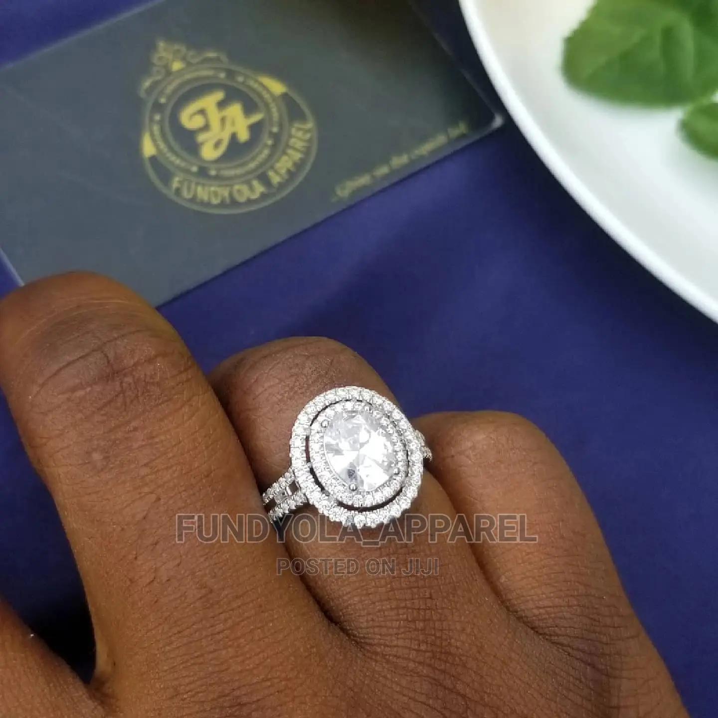 925 Sterling Silver Engagement Ring