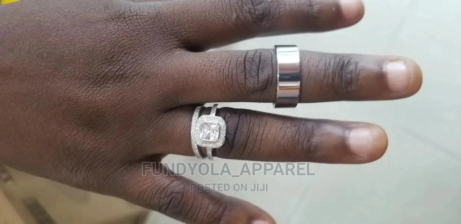 925 Sterling Silver Wedding Set