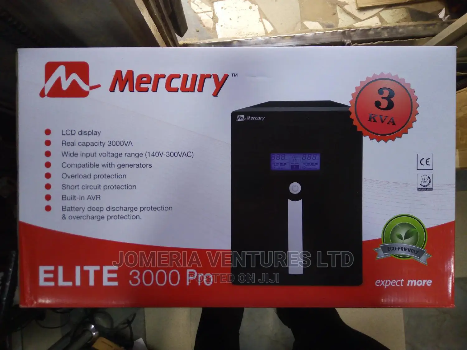 MERCURY 3KVA ELITE 3000 Pro. Line Interactive UPS