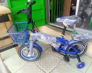 Size 12 Kids Bicycle With Back Carrier