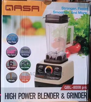 Qasa High Power Blender Grinder 1500W Heavy-Duty