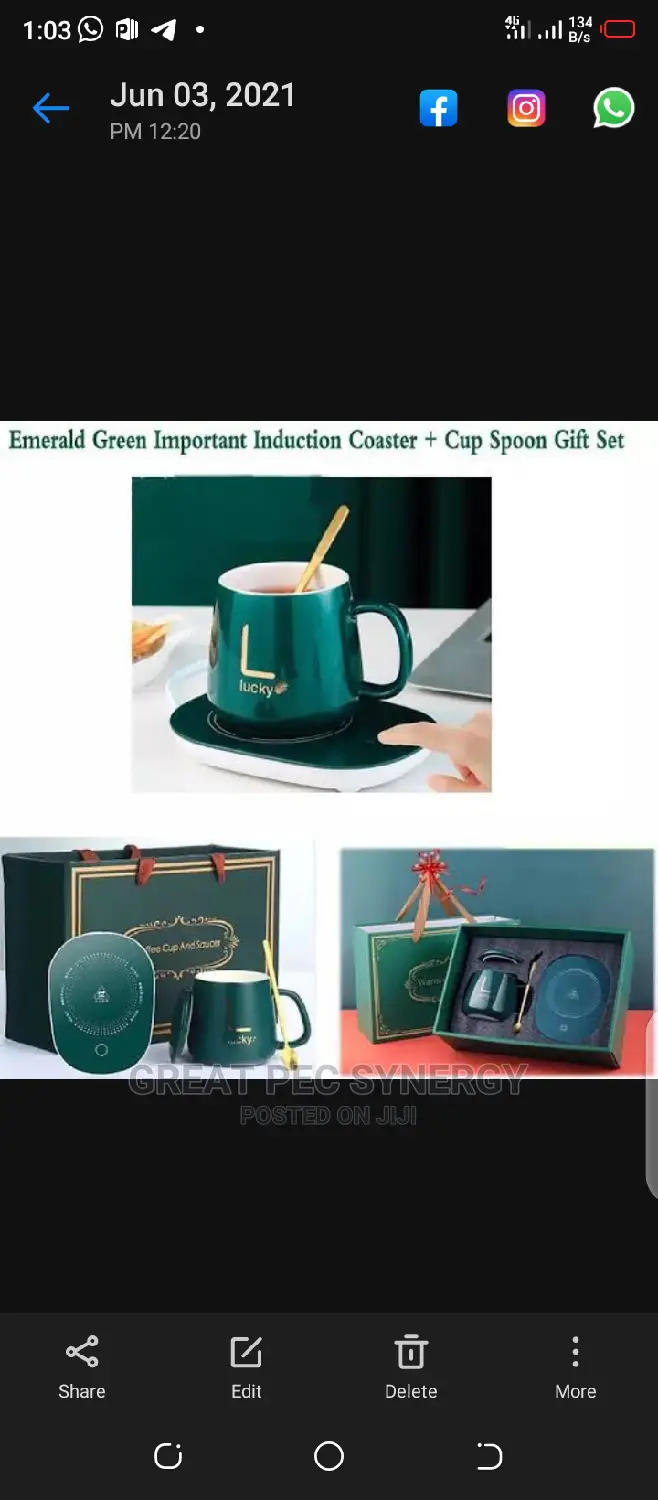 Ceramic Heating Mug Set