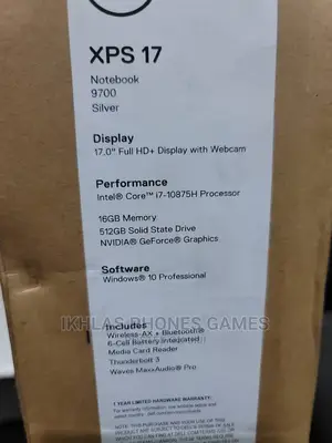 New Laptop Dell XPS 17 L701X 16GB Intel Core I7 512GB