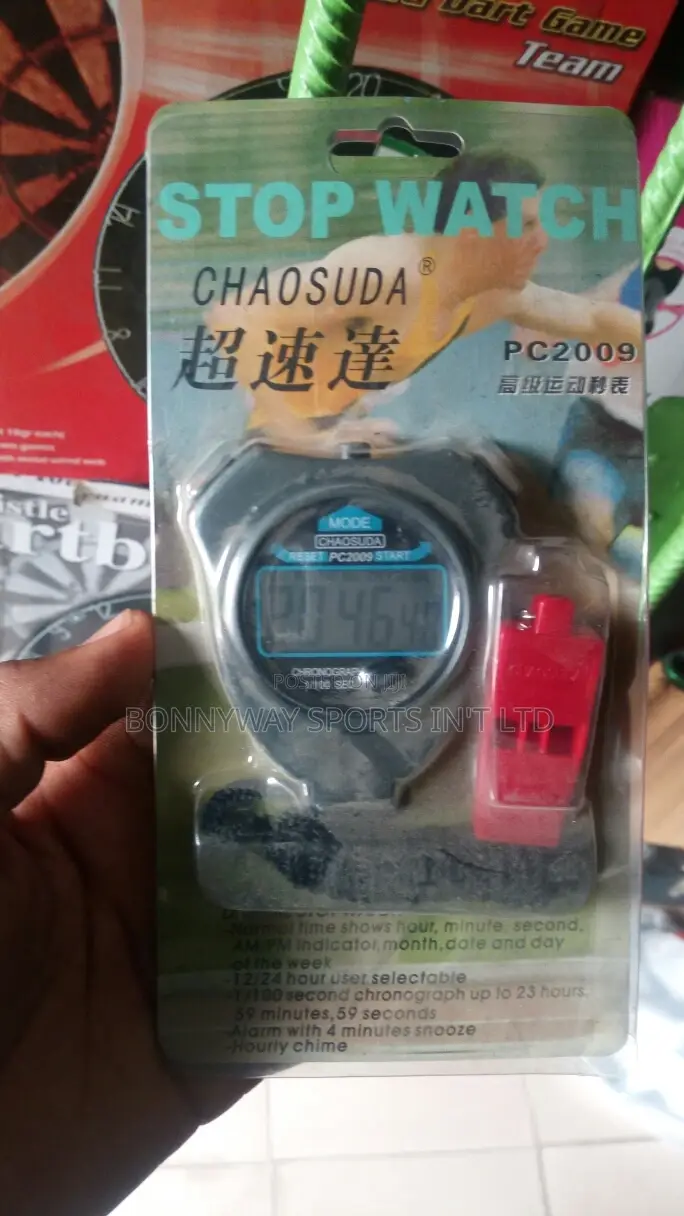 High Quality Stop Watch With Referee Whistle