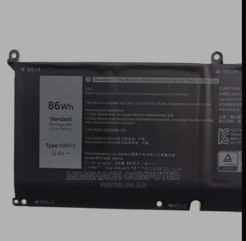 Dell XPS 15 9500 Precision 5550 Alienware M15 R3 R4 Battery