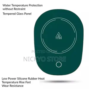 Lucky Ceramic Coffee Cup With Automatic Heating Pad