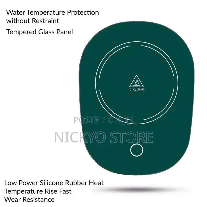 Lucky Ceramic Coffee Cup With Automatic Heating Pad