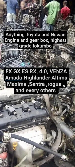 Anything Toyota and Nissan Engine and Gear Box
