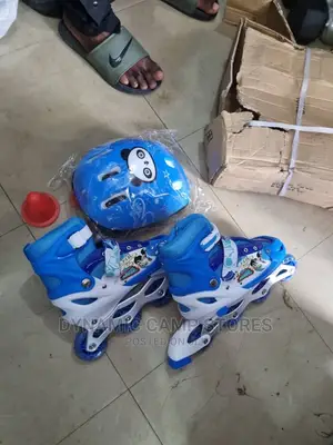 Children’S Skateshoe With Helmet, Guard And Training Cones