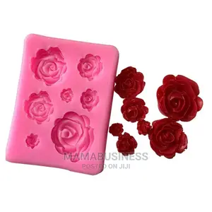3d Rose Sugar Craft Silicone Fondant Mold
