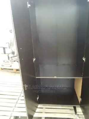 Wooden Wardrobe Black
