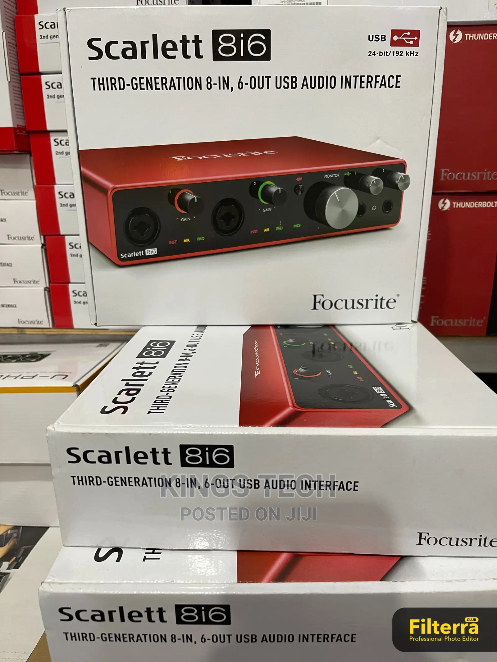 SCARLET FOCUSRITE 8i6 3rd Generation