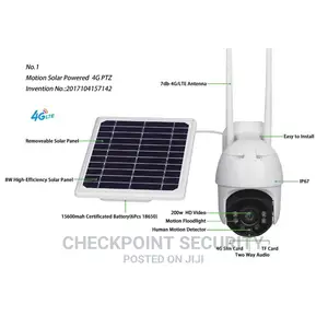 4G PTZ Low Power Solar IP Camera
