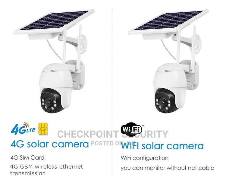 4G PTZ Low Power Solar IP Camera