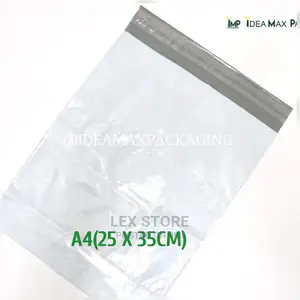 A4 Courier Bag With Invoice Pocket, 100 PCS/PACK