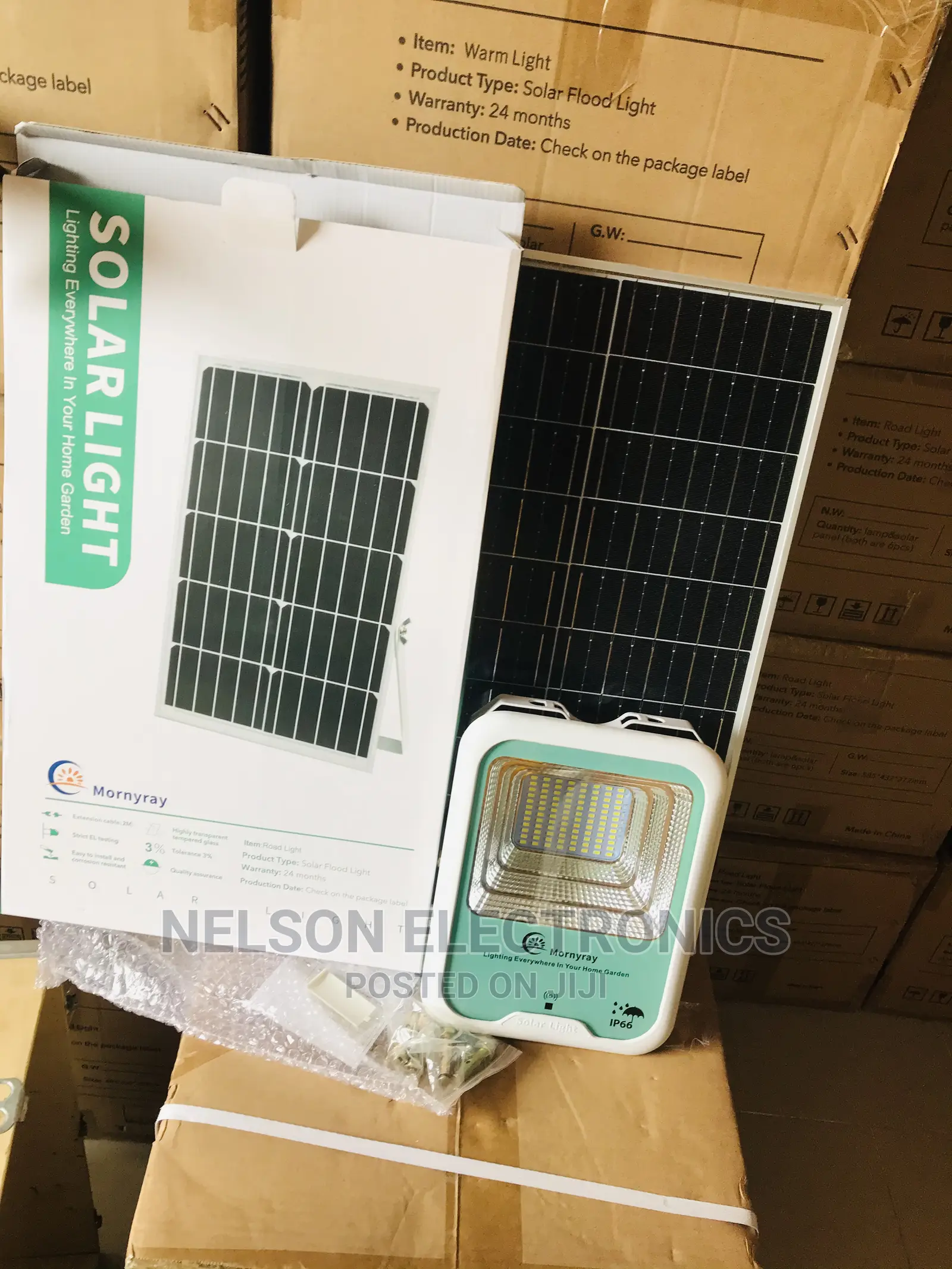 Mornyray Solar Flood Light 150watt With Big Panel