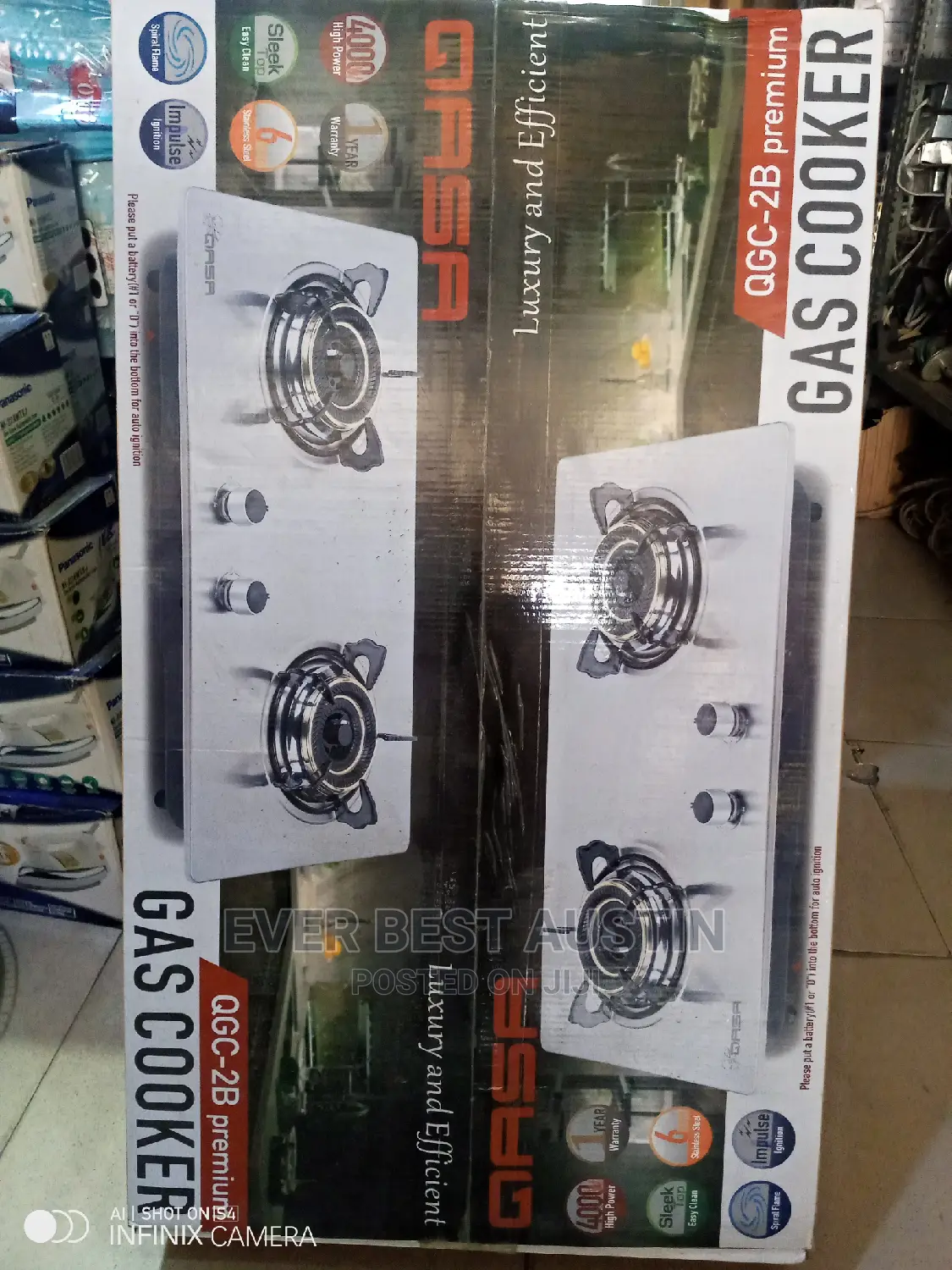 Qasa Cooker Double Burner