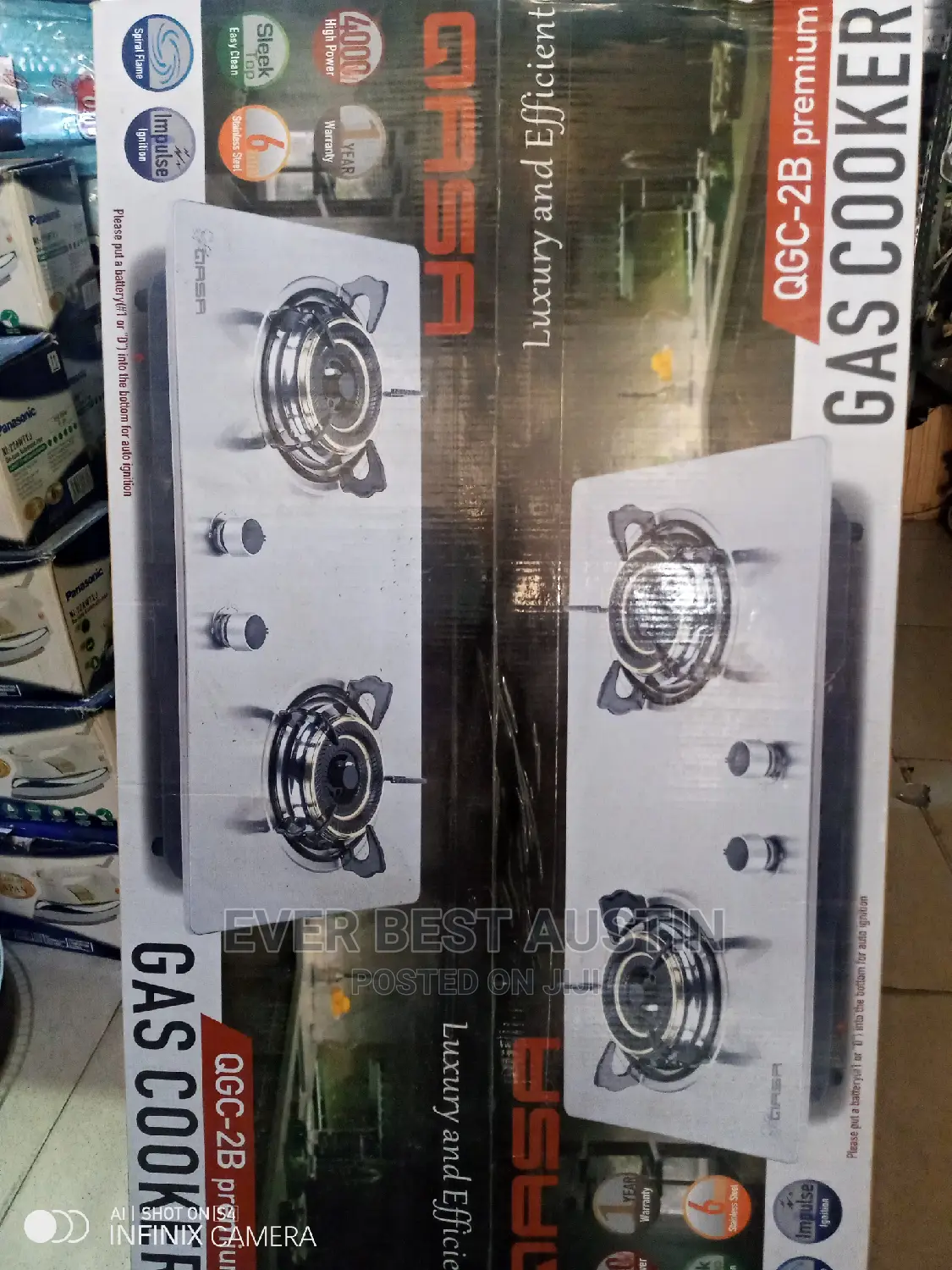Qasa Cooker Double Burner